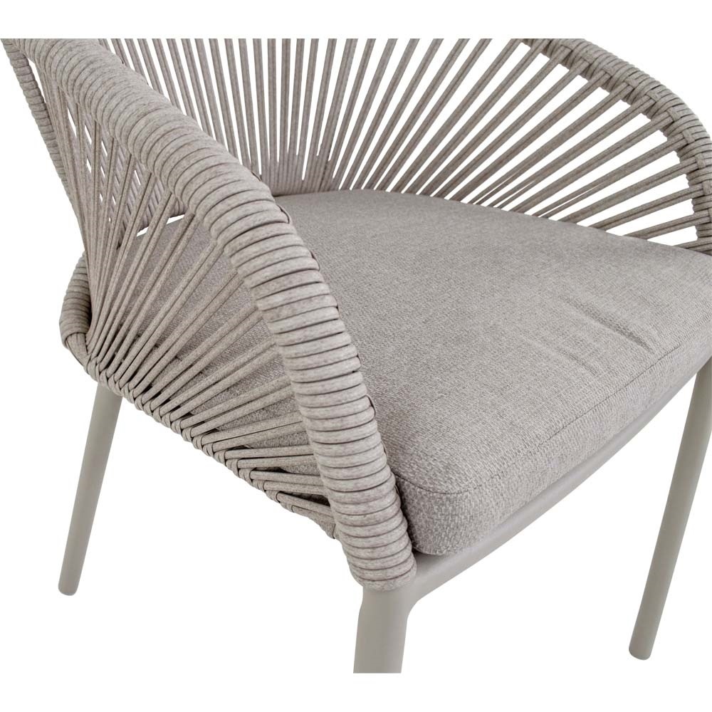 Lesli Living - Bistrostoel Hirado - Beige - 56,5x60x74cm