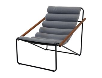 Lesli Living - Bistrostoel Miami - Zwart - 72x87x75∕38cm