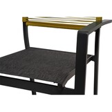 Lesli Living - Bistrostoel Vitolini - Geel - 57x62x87cm