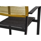 Lesli Living - Bistrostoel Vitolini - Geel - 57x62x87cm