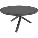 Lesli Living - Tuintafel Mojito - Antraciet - Ø150x74cm