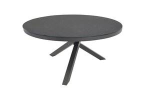 Lesli Living - Tuintafel Mojito - Antraciet - Ø150x74cm