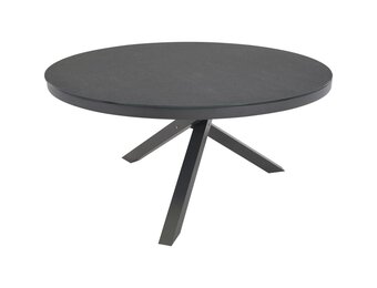 Lesli Living - Tuintafel Mojito - Antraciet - Ø150x74cm