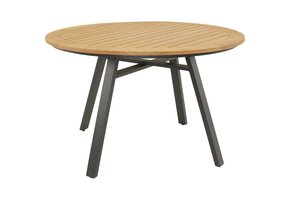 Lesli Living - Tuintafel Monza - Antraciet - ø120x75cm