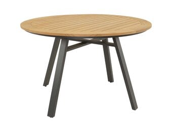 Lesli Living - Tuintafel Monza - Antraciet - ø120x75cm