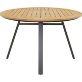 Lesli Living - Tuintafel Monza - Antraciet - ø120x75cm
