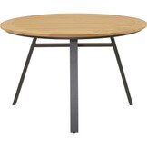 Lesli Living - Tuintafel Monza - Antraciet - ø120x75cm