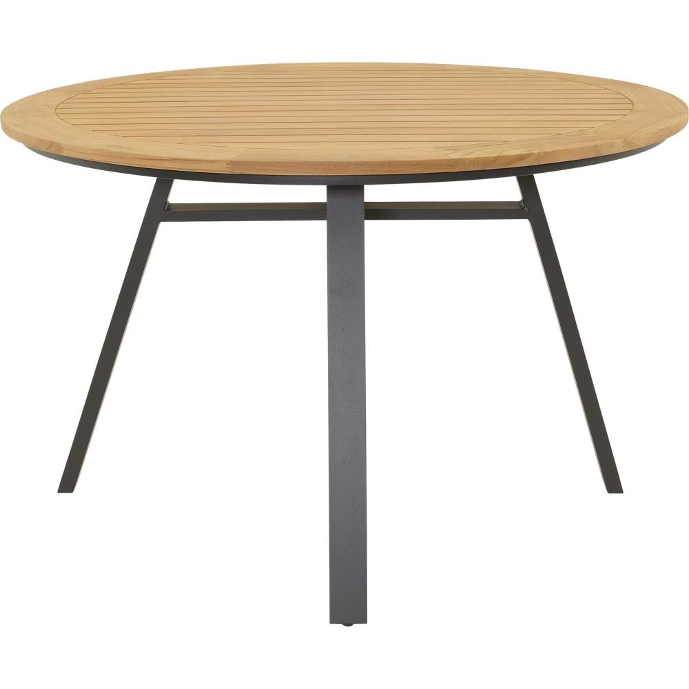 Lesli Living - Tuintafel Monza - Antraciet - ø120x75cm
