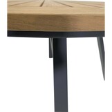 Lesli Living - Tuintafel Monza - Antraciet - ø120x75cm