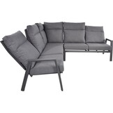 Lesli Living - Loungebank Ohio - Antraciet - 142,5x83x98cm