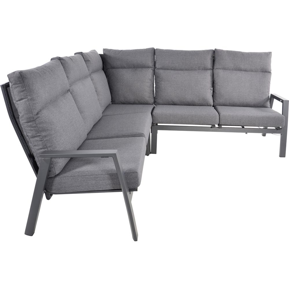 Lesli Living - Loungebank Ohio - Antraciet - 142,5x83x98cm