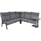 Lesli Living - Loungebank Ohio - Antraciet - 142,5x83x98cm