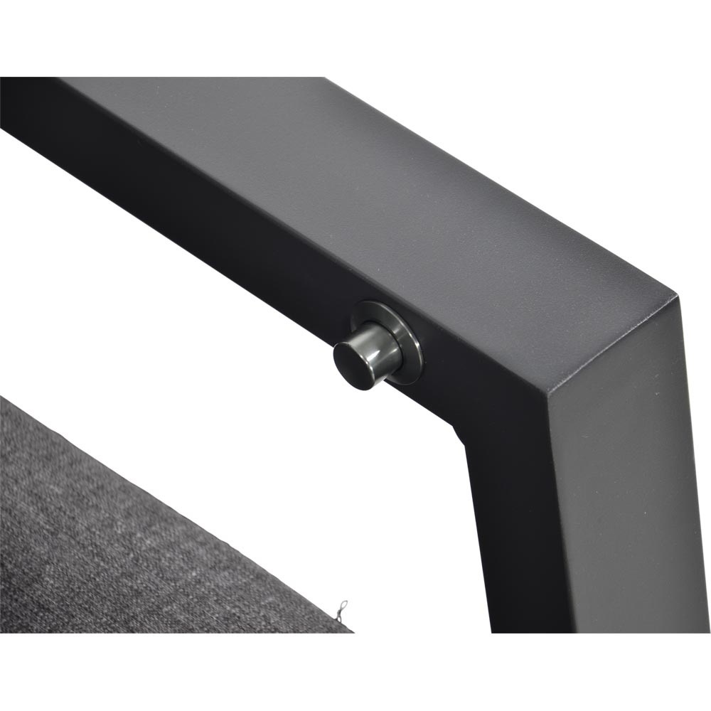 Lesli Living - Loungebank Ohio - Antraciet - 142,5x83x98cm