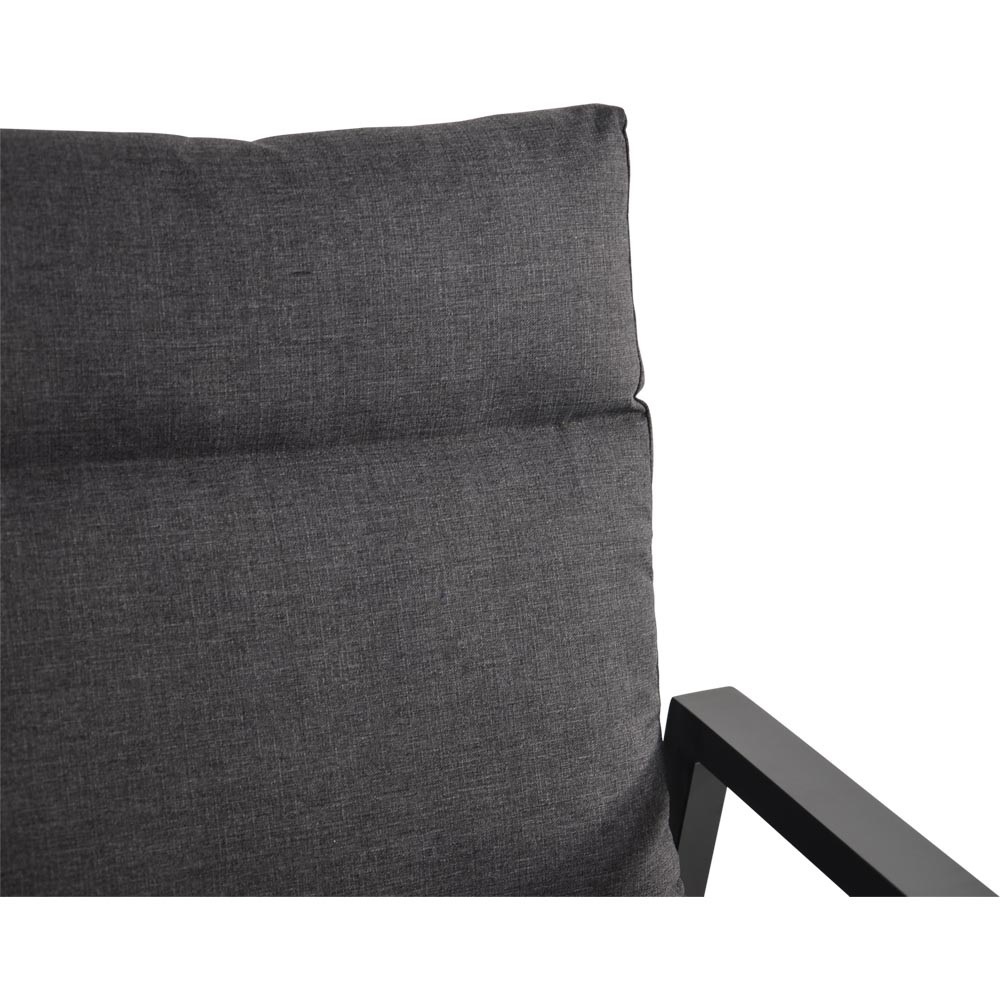Lesli Living - Loungebank Ohio - Antraciet - 142,5x83x98cm