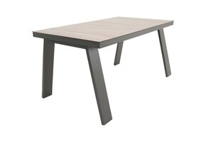 Lesli Living - Tuintafel Estoril - Grijs - 150x90x75cm