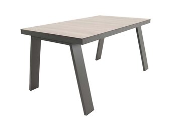 Lesli Living - Tuintafel Estoril - Grijs - 150x90x75cm
