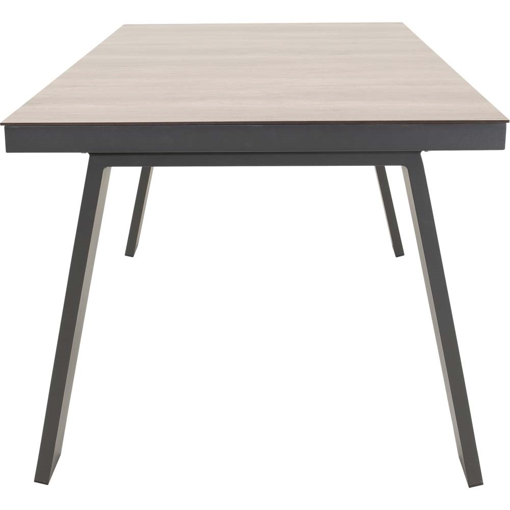 Lesli Living - Tuintafel Estoril - Grijs - 150x90x75cm