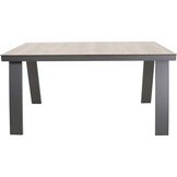 Lesli Living - Tuintafel Estoril - Grijs - 150x90x75cm