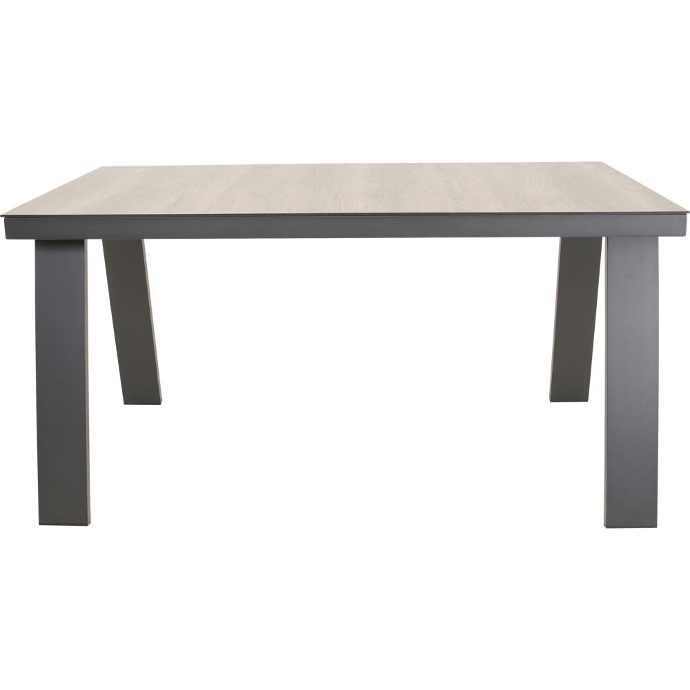 Lesli Living - Tuintafel Estoril - Grijs - 150x90x75cm
