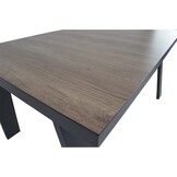 Lesli Living - Tuintafel Estoril - Grijs - 150x90x75cm