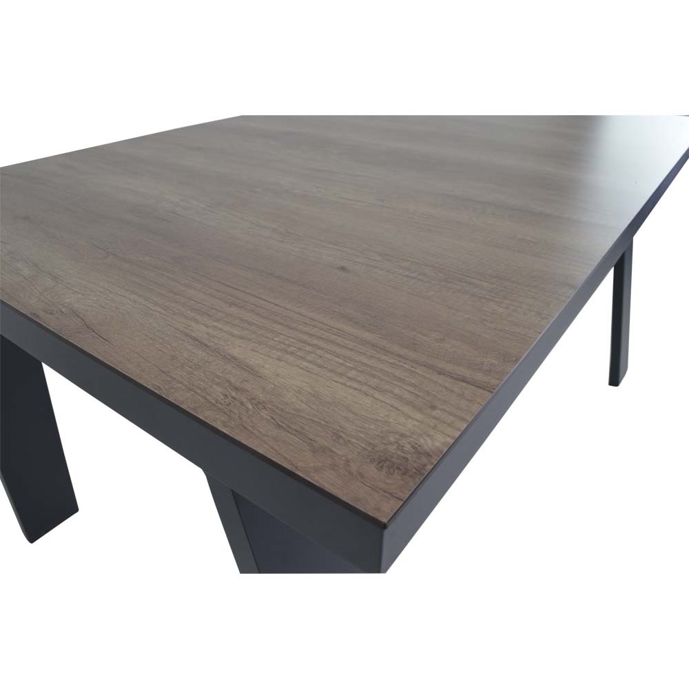 Lesli Living - Tuintafel Estoril - Grijs - 150x90x75cm