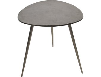 Lesli Living - Tuintafel Shine - Zilver - 47x47,5x51cm