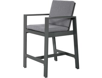 Lesli Living - Bistrostoel Malibu - Grijs - 63x72x111cm