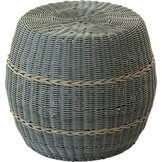 Lesli Living - Poef Laos - Groen - Ø46x40cm