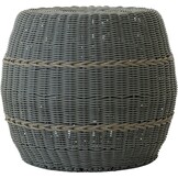 Lesli Living - Poef Laos - Groen - Ø46x40cm