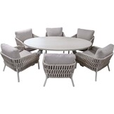 Lesli Living - Tuintafel Davos - Beige - 220x120cm