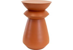 Lesli Living - Tuintafel Louis - Oranje - Ø34x51,5cm