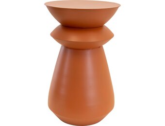 Lesli Living - Tuintafel Louis - Oranje - Ø34x51,5cm