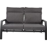 Lesli Living - Loveseat Ohio - Grijs - 152x81x98cm