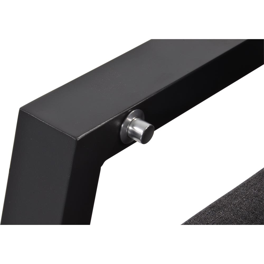 Lesli Living - Loveseat Ohio - Grijs - 152x81x98cm