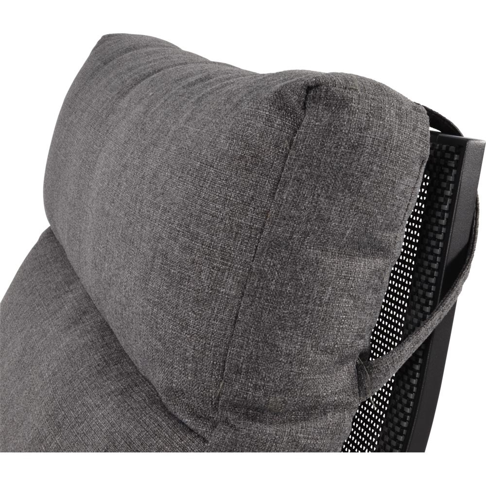 Lesli Living - Loveseat Ohio - Grijs - 152x81x98cm