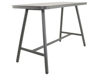 Lesli Living - Tuintafel Milazzo - Antraciet - 150x75x100cm