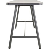 Lesli Living - Tuintafel Milazzo - Antraciet - 150x75x100cm