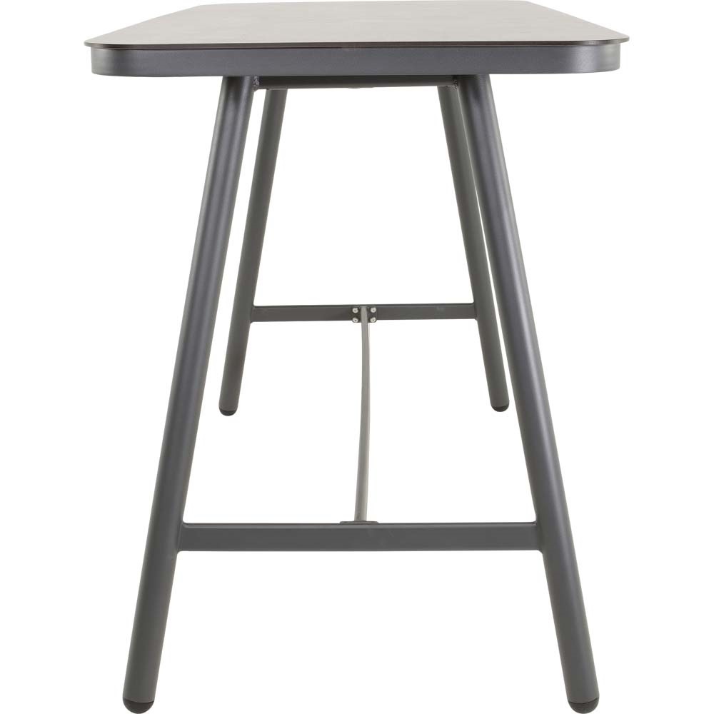 Lesli Living - Tuintafel Milazzo - Antraciet - 150x75x100cm