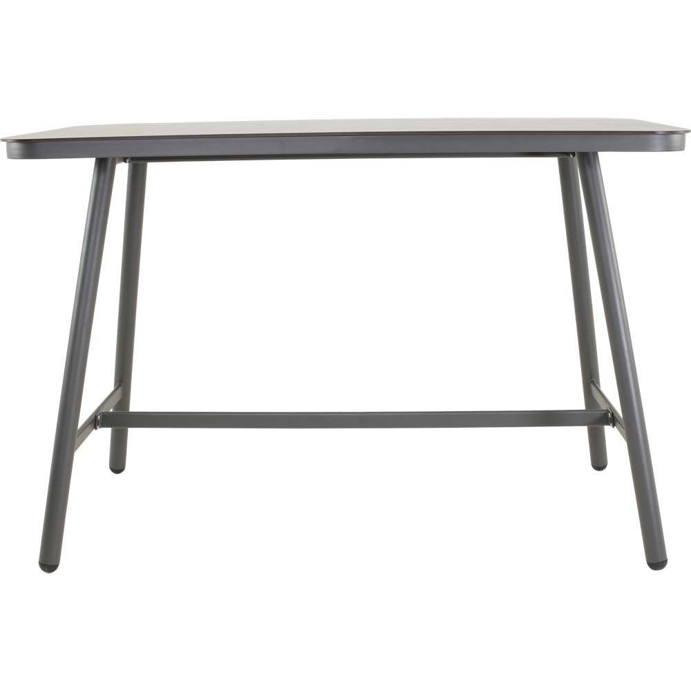 Lesli Living - Tuintafel Milazzo - Antraciet - 150x75x100cm
