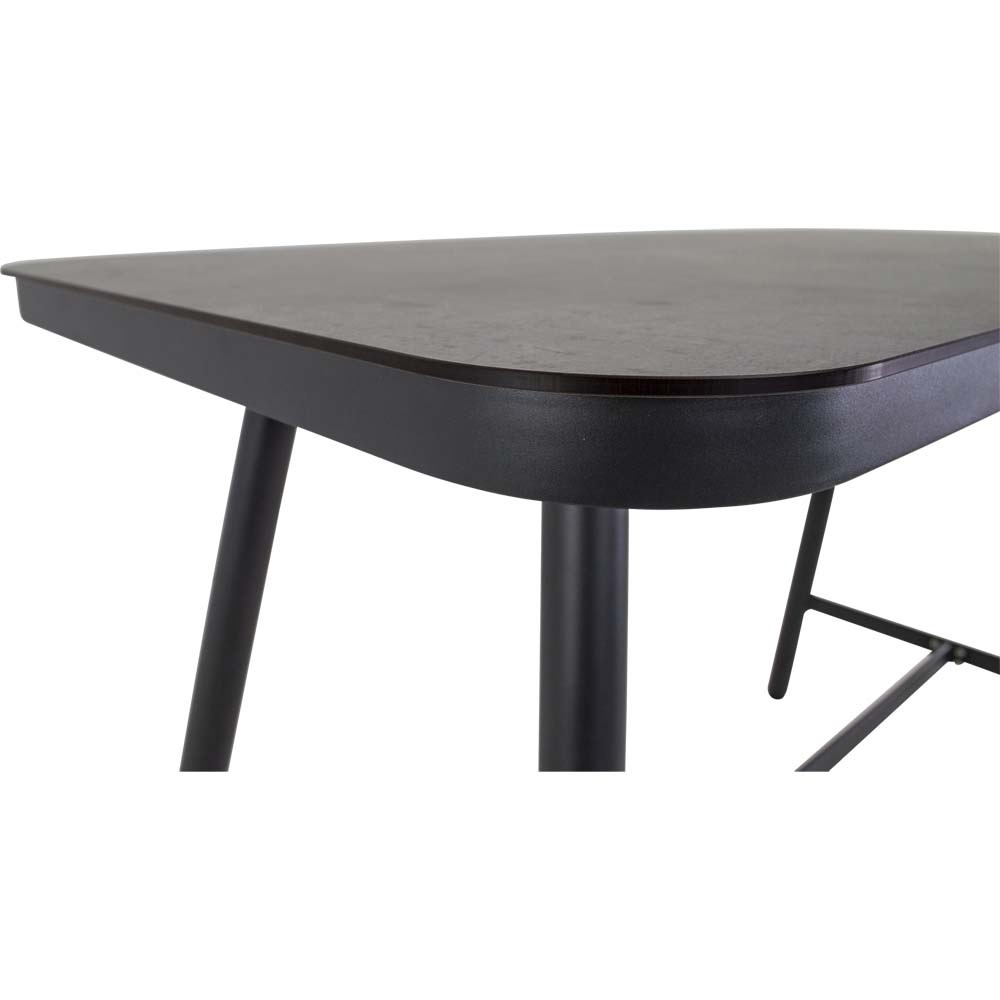 Lesli Living - Tuintafel Milazzo - Antraciet - 150x75x100cm