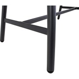 Lesli Living - Tuintafel Milazzo - Antraciet - 150x75x100cm