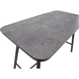 Lesli Living - Tuintafel Milazzo - Antraciet - 150x75x100cm