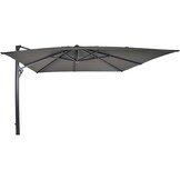 Lesli Living - Push-up parasol Taurus - Grijs - 300x400cm