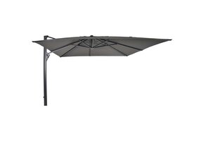 Lesli Living - Push-up parasol Taurus - Grijs - 300x400cm