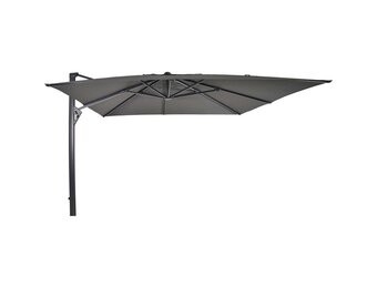 Lesli Living - Push-up parasol Taurus - Grijs - 300x400cm