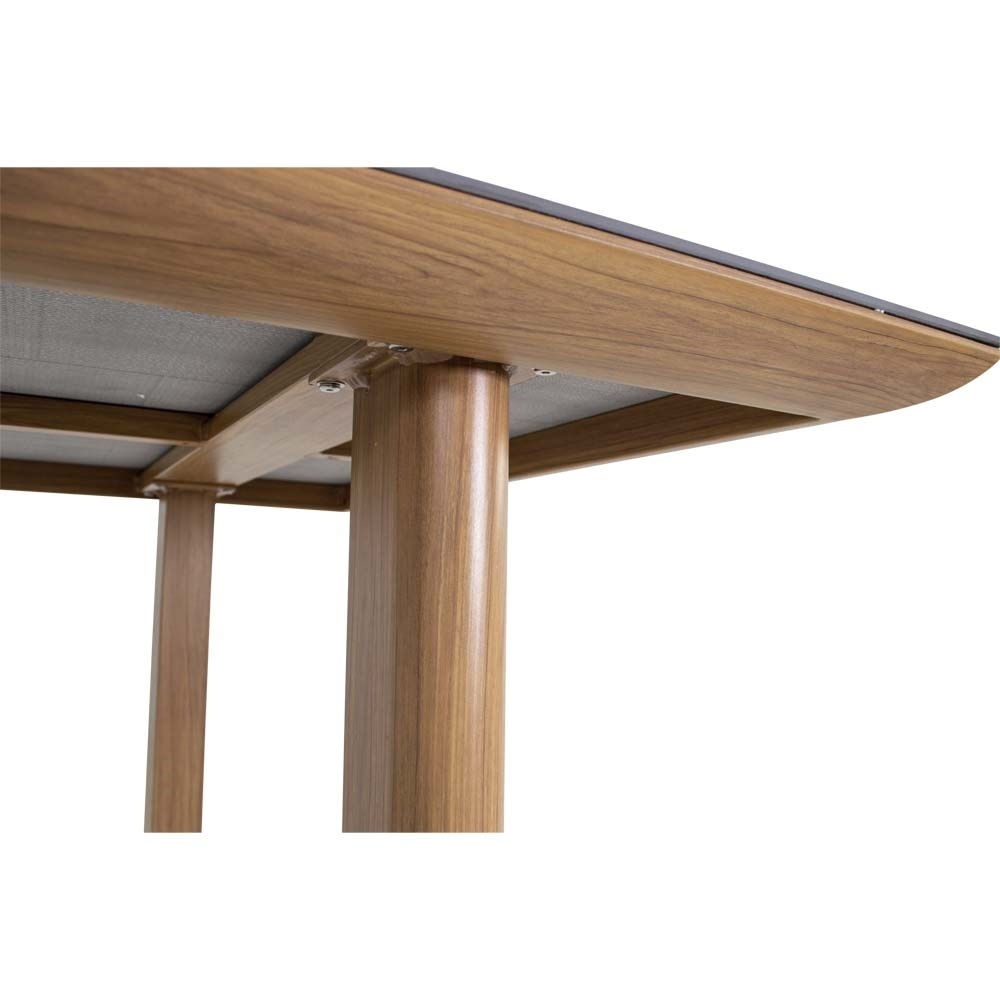Lesli Living - Tuintafel Espinar - Grijs - 200x90x75cm