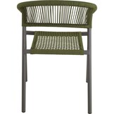 Lesli Living - Bistrostoel Nagano - Groen - 56x63x78cm