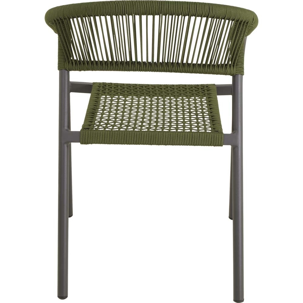 Lesli Living - Bistrostoel Nagano - Groen - 56x63x78cm