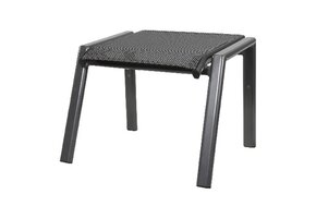 Lesli Living - Voetenbank Mojito - Antraciet - 57,5x54,5x42cm