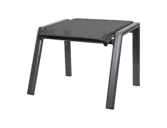 Lesli Living - Voetenbank Mojito - Antraciet - 57,5x54,5x42cm